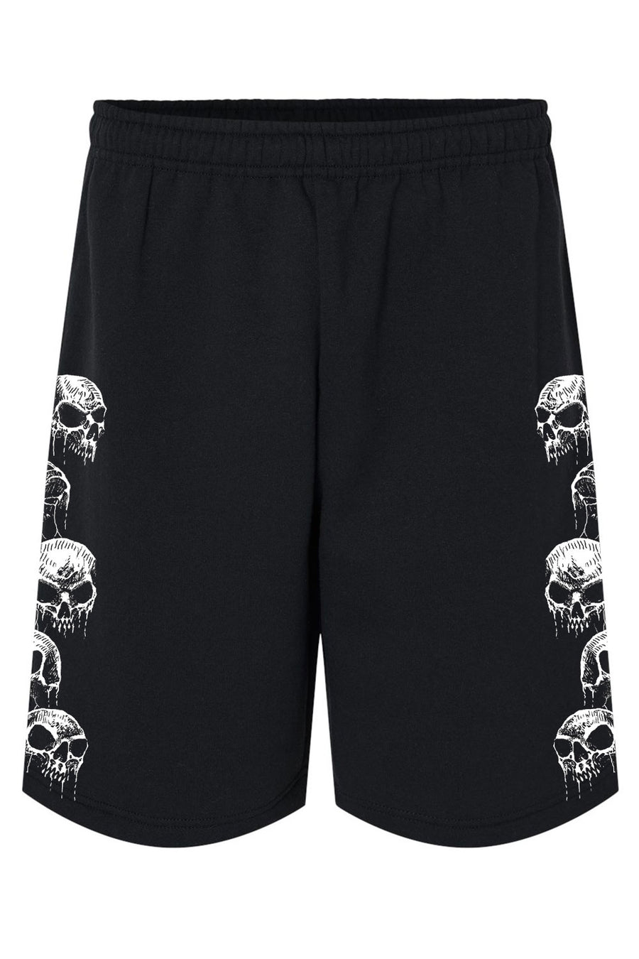 mens gothic jogger shorts