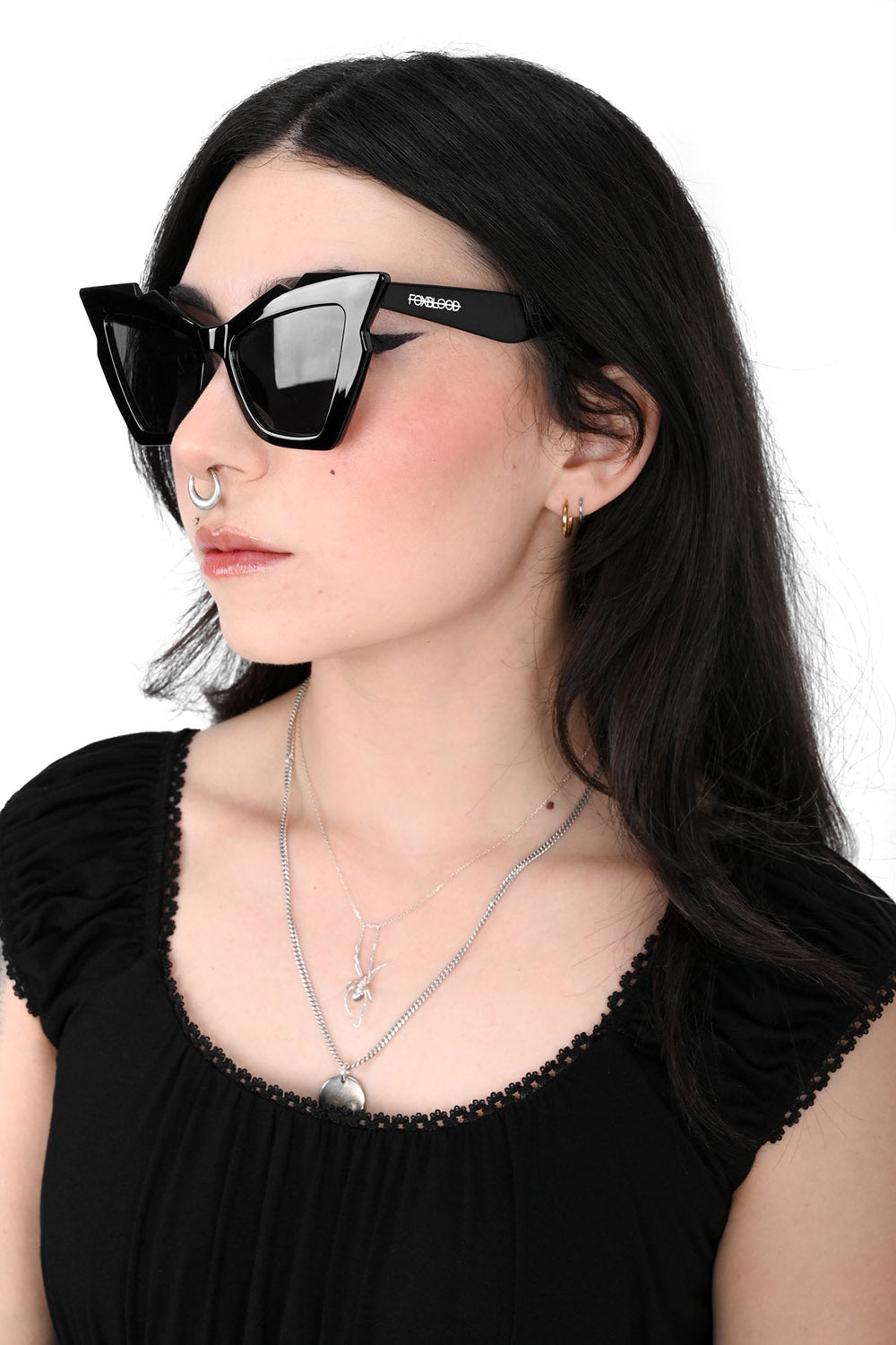all black ca etye sunglasses by foxblood