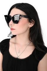 all black ca etye sunglasses by foxblood