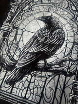gothic raven bird sweatshirt