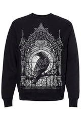 gothic cathedral oversized crow sweater
