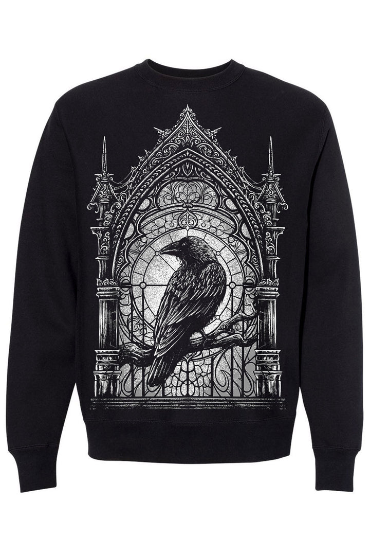 gothic cathedral oversized crow sweater
