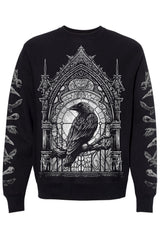 gothic cathedral church stained glass sweater