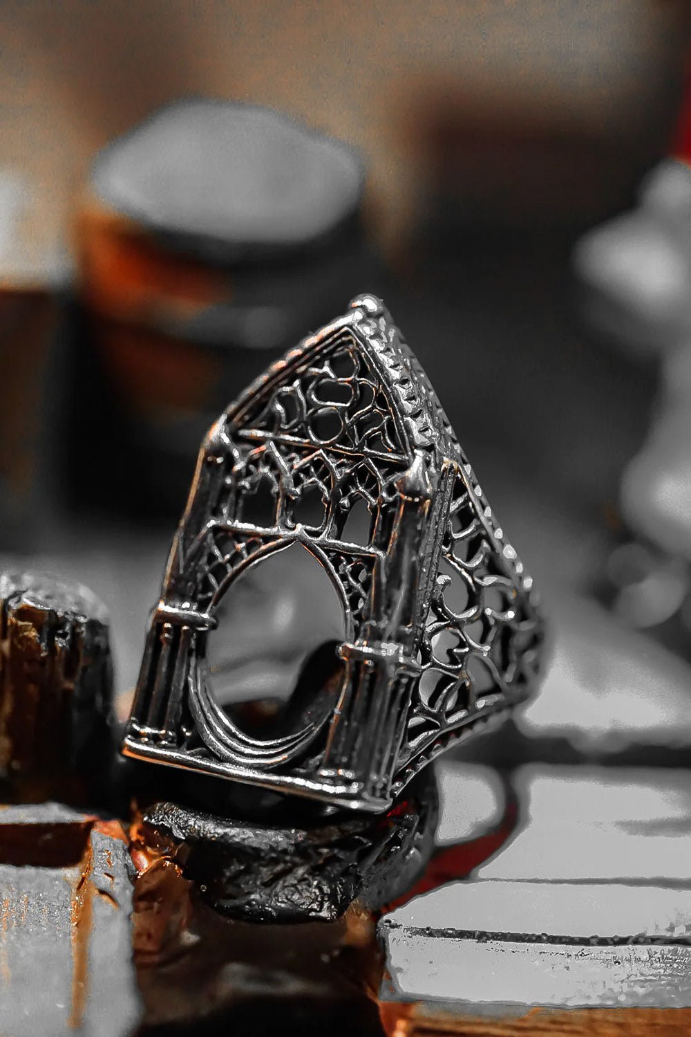 Cathedral Echoes Ring - jewelry - VampireFreaks - Lively Ghosts