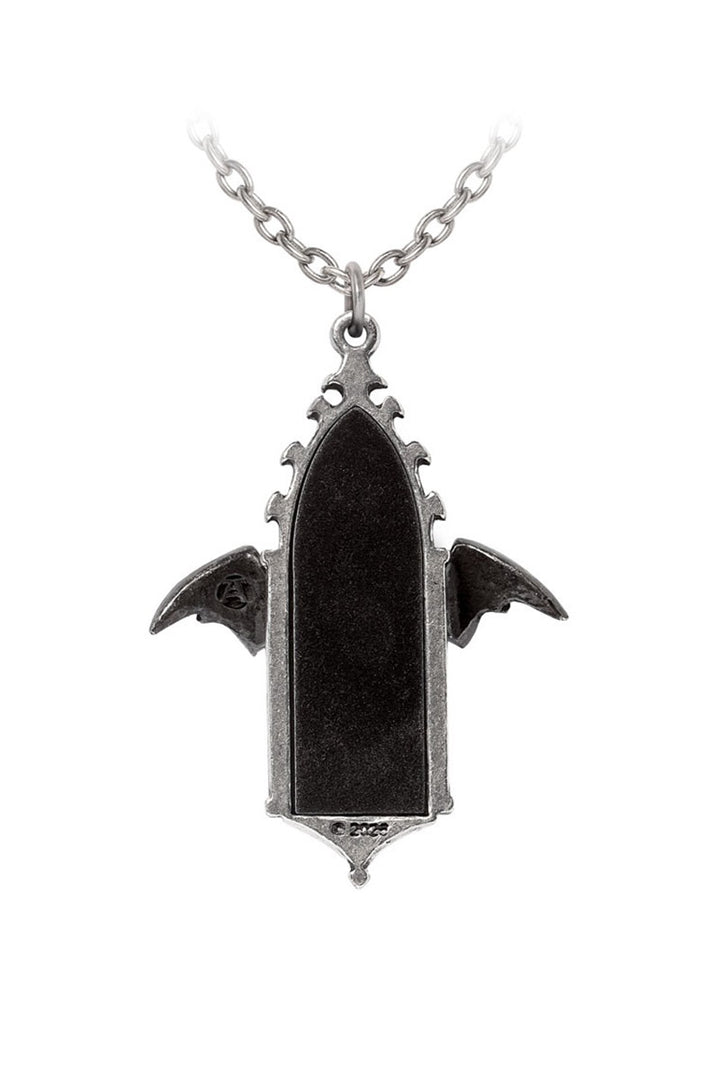 vampire gothic bat necklace by alchemy 