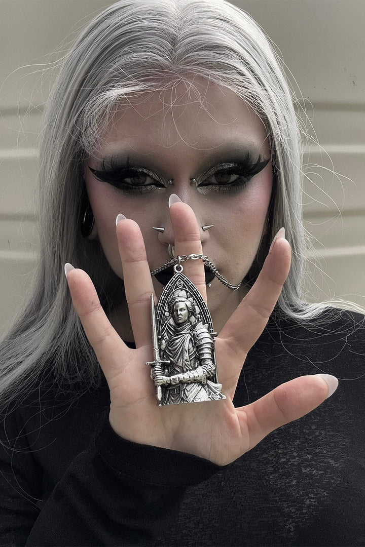 gothic knight necklace 