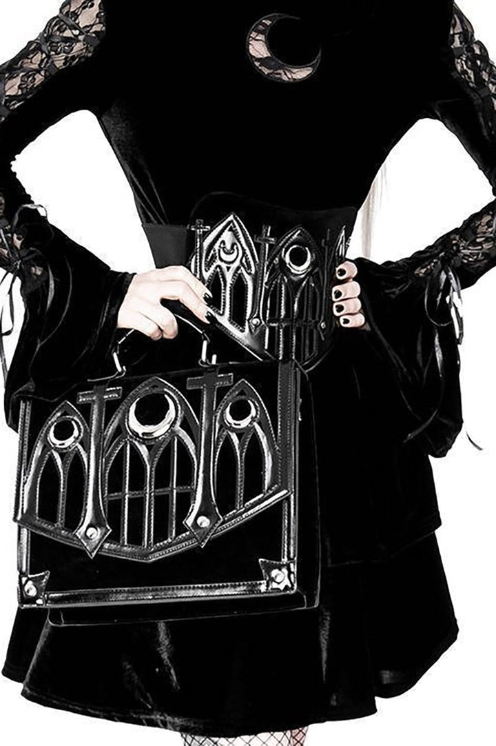 Cathedral Waist Belt With Triple Moon - belts - VampireFreaks - Restyle