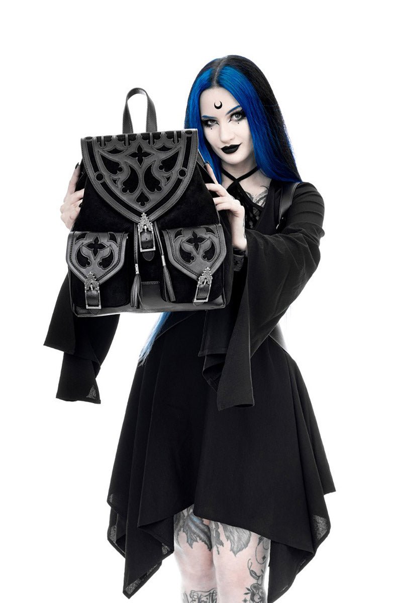 Cathedralis Buckle Backpack - bags & wallets - VampireFreaks - Restyle