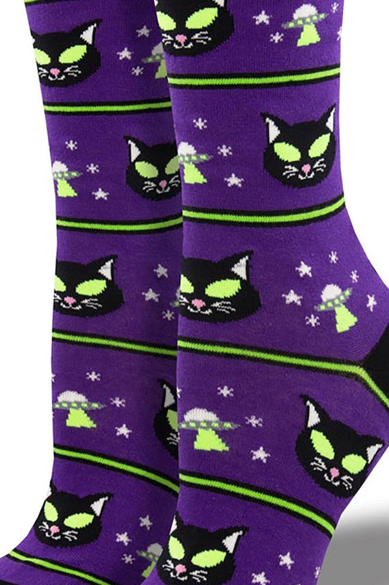 Catliens Socks [Womens] - socks & stockings - VampireFreaks - Sock Smith