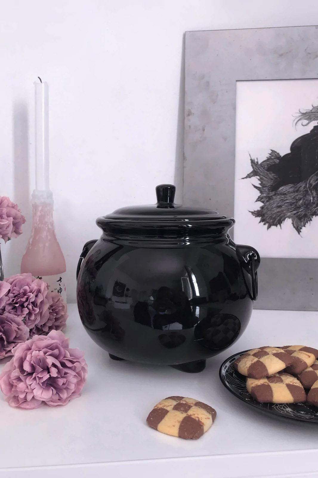 Cauldron Cookie Jar - housewares - VampireFreaks - Killstar