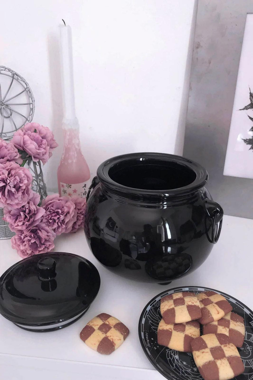 Cauldron Cookie Jar - housewares - VampireFreaks - Killstar