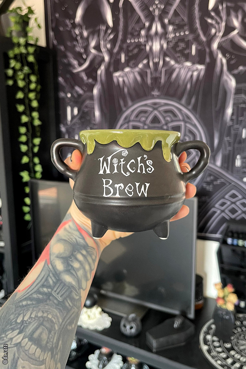 Witch's Brew Oozing Cauldron Mug