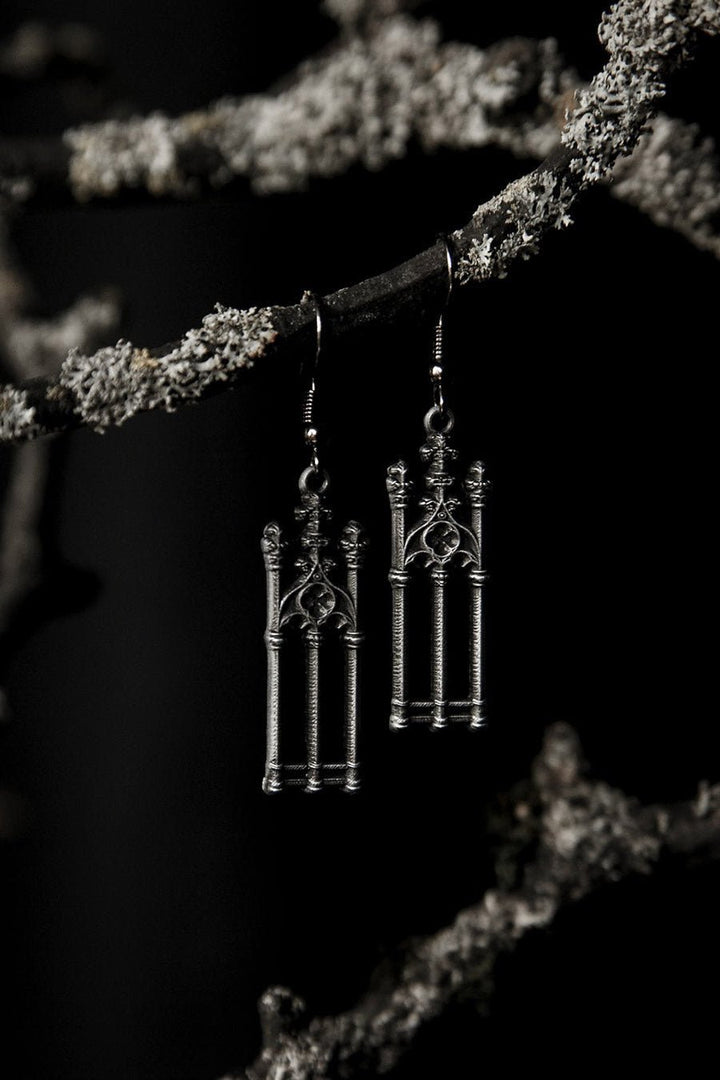 Cemetery Gates Earrings - jewelry - VampireFreaks - The Pretty Cult