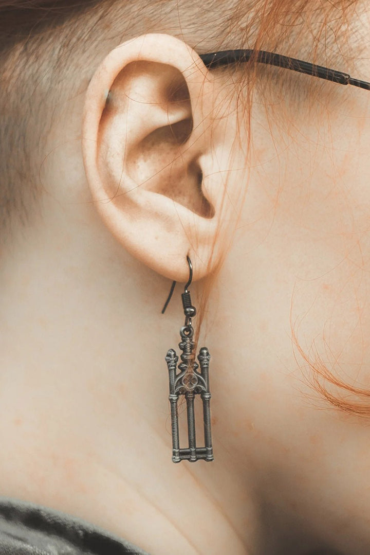 Cemetery Gates Earrings - jewelry - VampireFreaks - The Pretty Cult