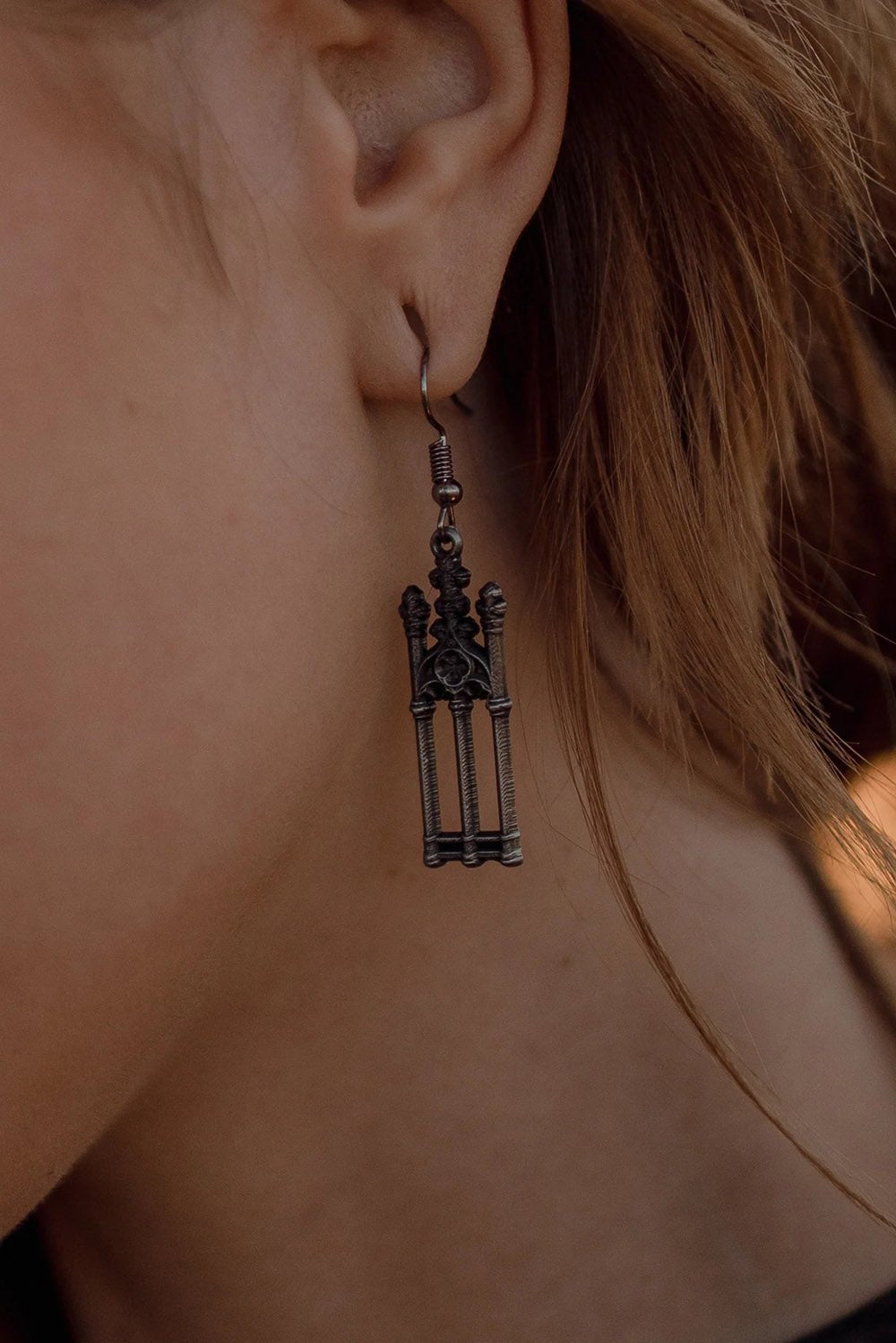 Cemetery Gates Earrings - jewelry - VampireFreaks - The Pretty Cult