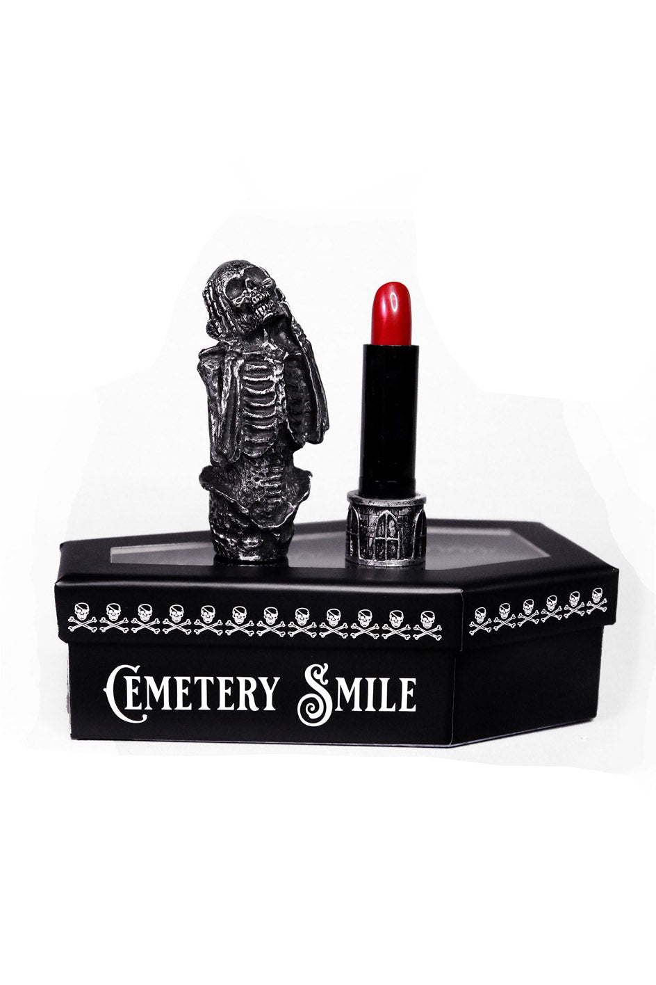 Cemetery Smile Lipstick [JULIET BLOOD BATH RED] - cosmetics - VampireFreaks - The Lair of Voltaire