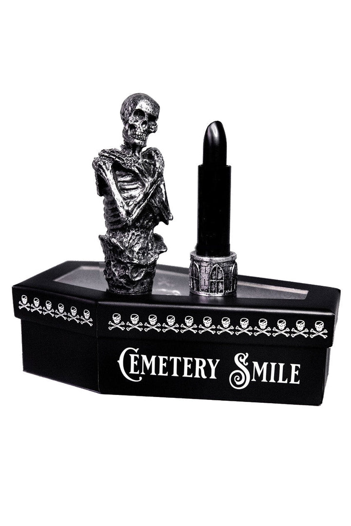 Cemetery Smile Lipstick [ROMEO BLACK] - cosmetics - VampireFreaks - The Lair of Voltaire