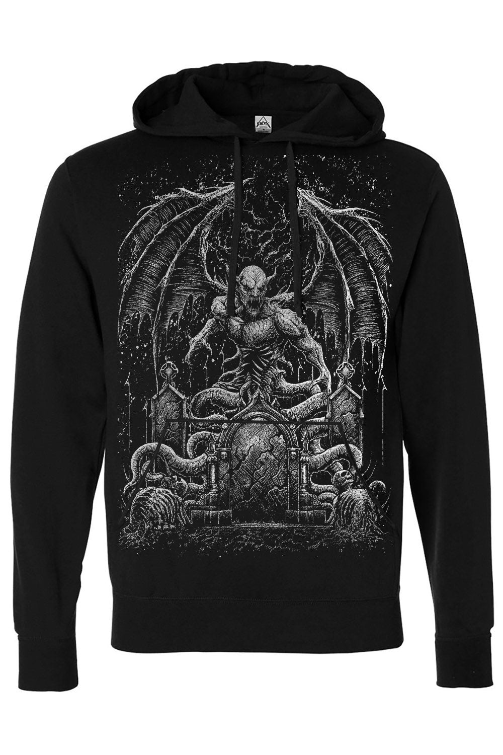 Cemetery Spawn Hoodie [METALLIC SILVER] - mens outerwear - VampireFreaks - VampireFreaks