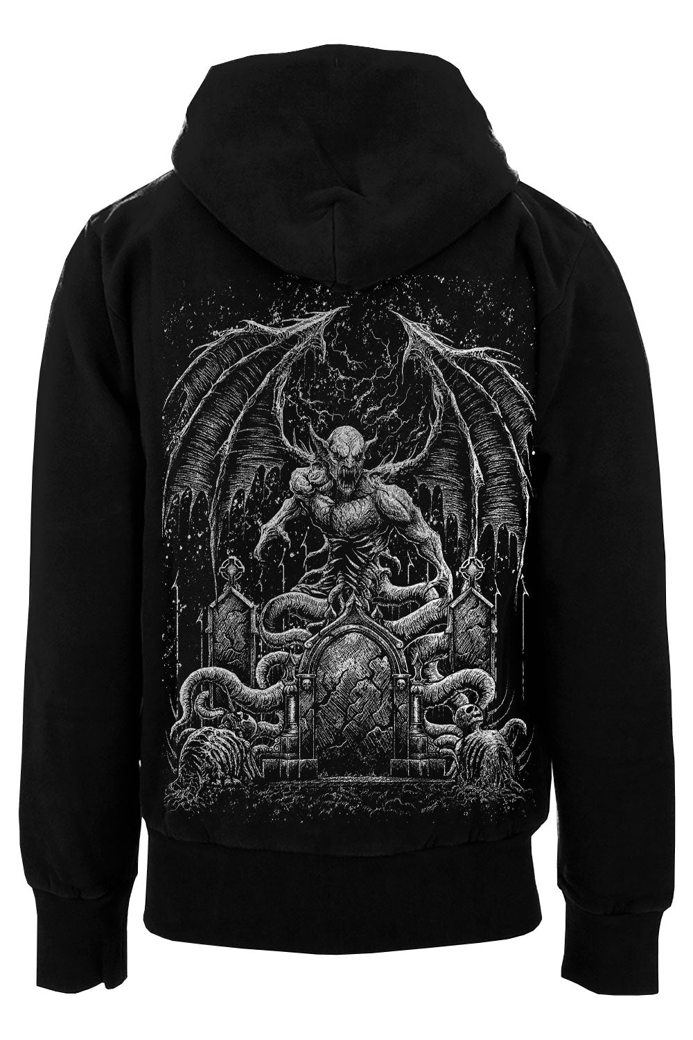 Cemetery Spawn Hoodie [METALLIC SILVER] - mens outerwear - VampireFreaks - VampireFreaks