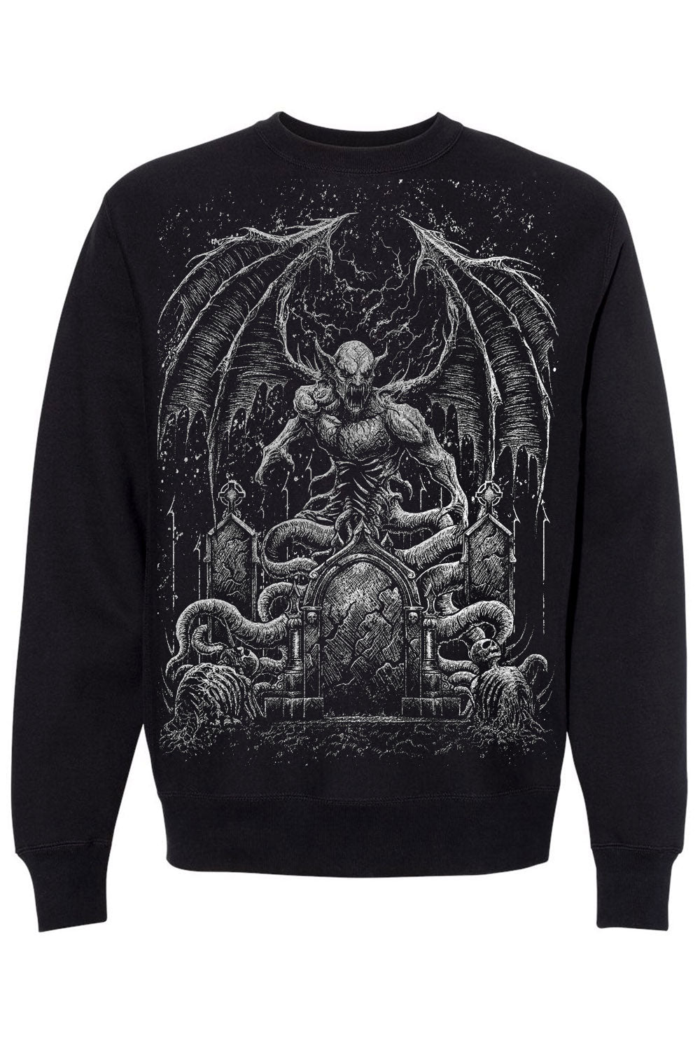 Cemetery Spawn Sweatshirt [METALLIC SILVER] - mens outerwear - VampireFreaks - VampireFreaks