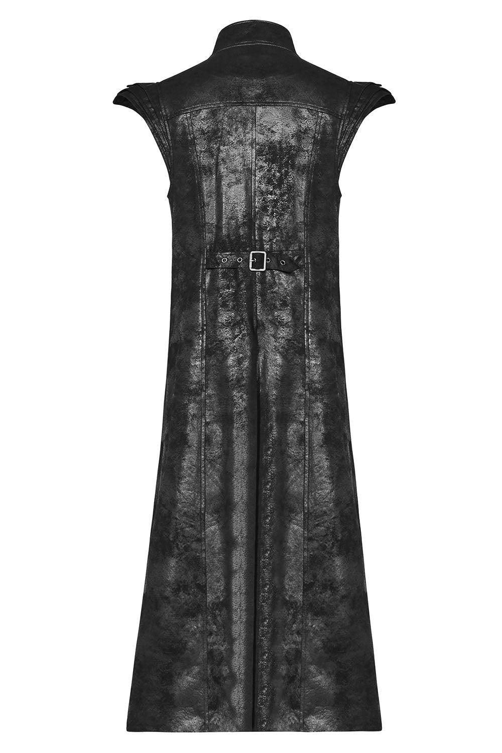 Cenobyte Sleeveless Trench Coat - mens outerwear - VampireFreaks - Punk Rave