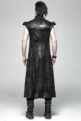 Cenobyte Sleeveless Trench Coat - mens outerwear - VampireFreaks - Punk Rave