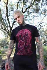 Three-Headed Werewolf T-shirt [WINE RED]