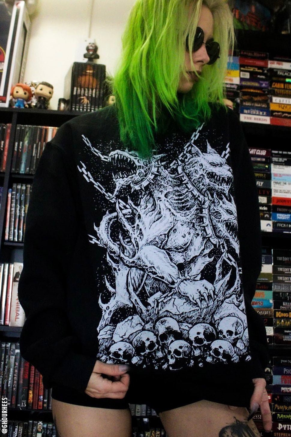 Cerberus Sweatshirt - mens outerwear - VampireFreaks - VampireFreaks