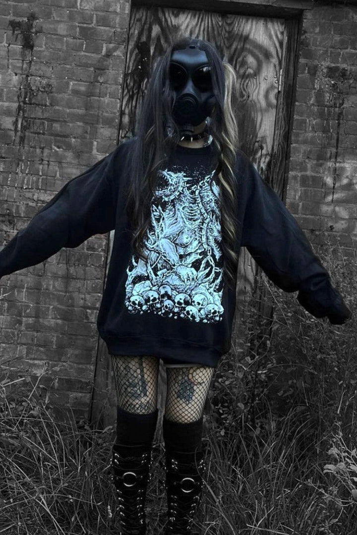 Cerberus Sweatshirt - mens outerwear - VampireFreaks - VampireFreaks