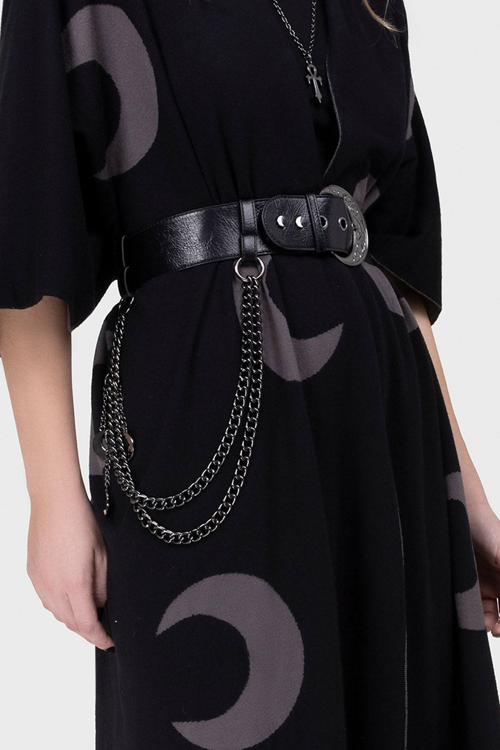 crescent moon waist belt