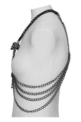 spooky skull harness