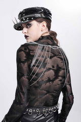 metal chainmail knightcore harness
