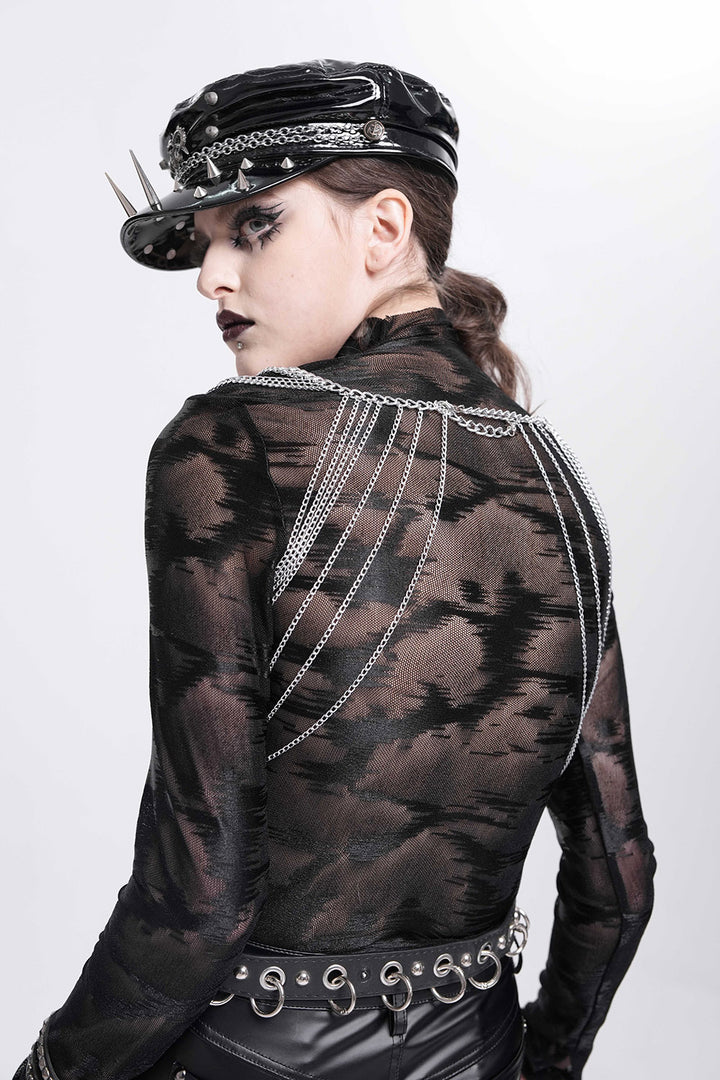 metal chainmail knightcore harness