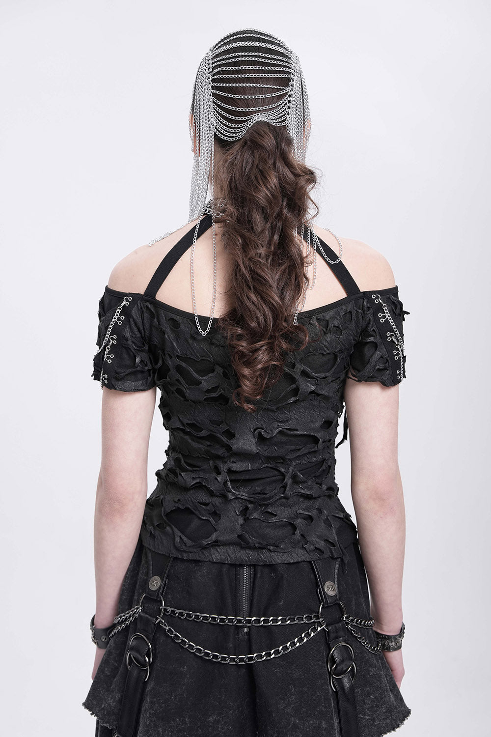 metal chainmail hat headwear