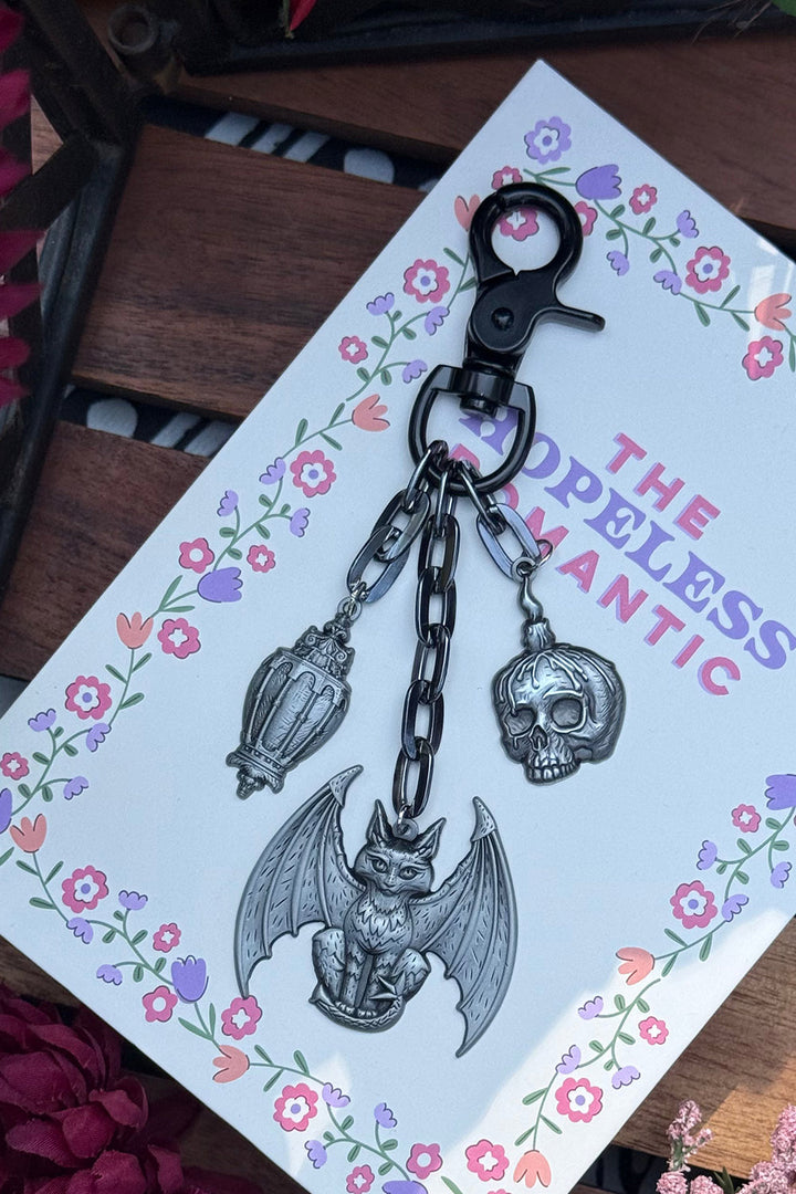 cat with wings keychain