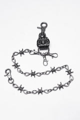 iron barbed wire pant chain