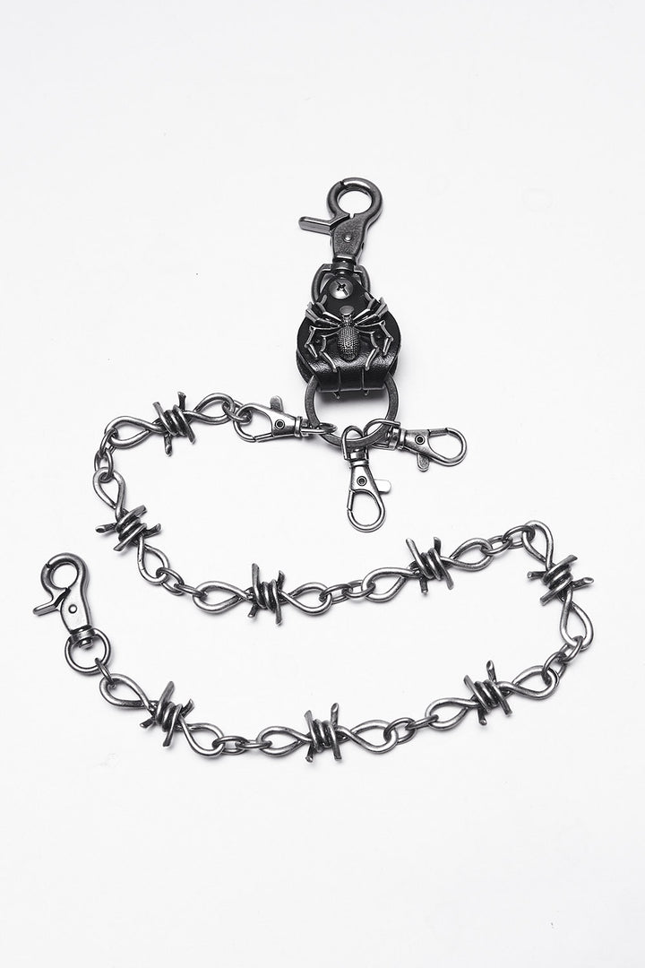 iron barbed wire pant chain
