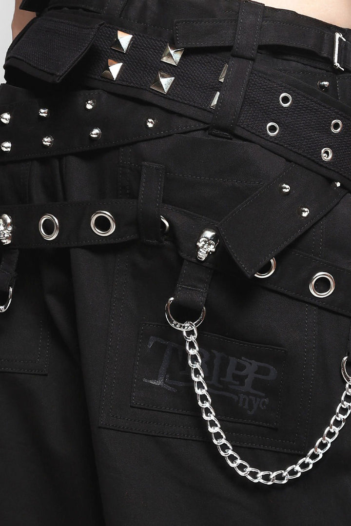 studded cargo pants by tripp NYC