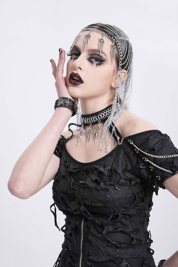 medieval goth headdress