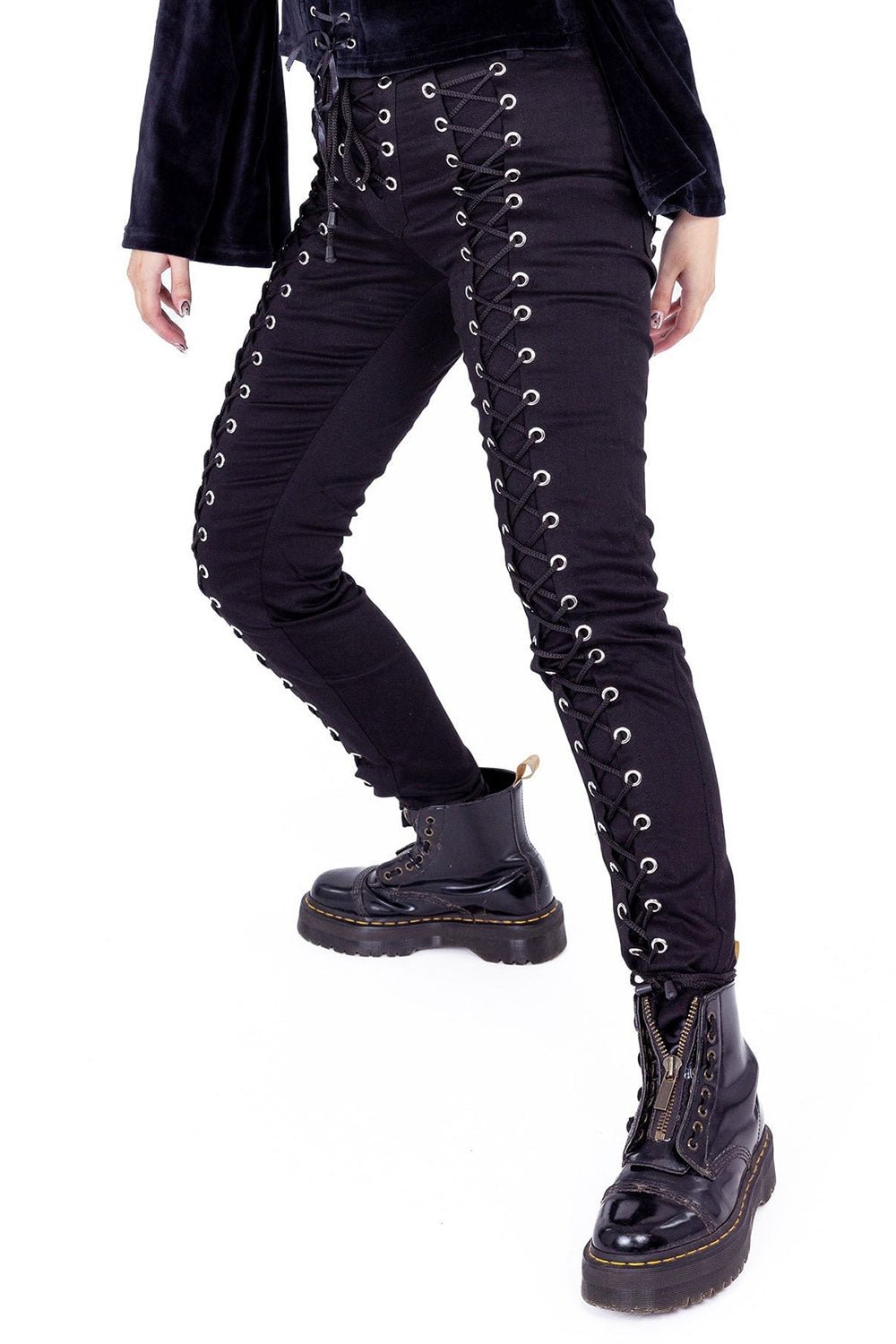 Chantira Pants [BLACK] - VampireFreaks - Poizen Industries