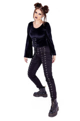 Chantira Pants [BLACK] - VampireFreaks - Poizen Industries