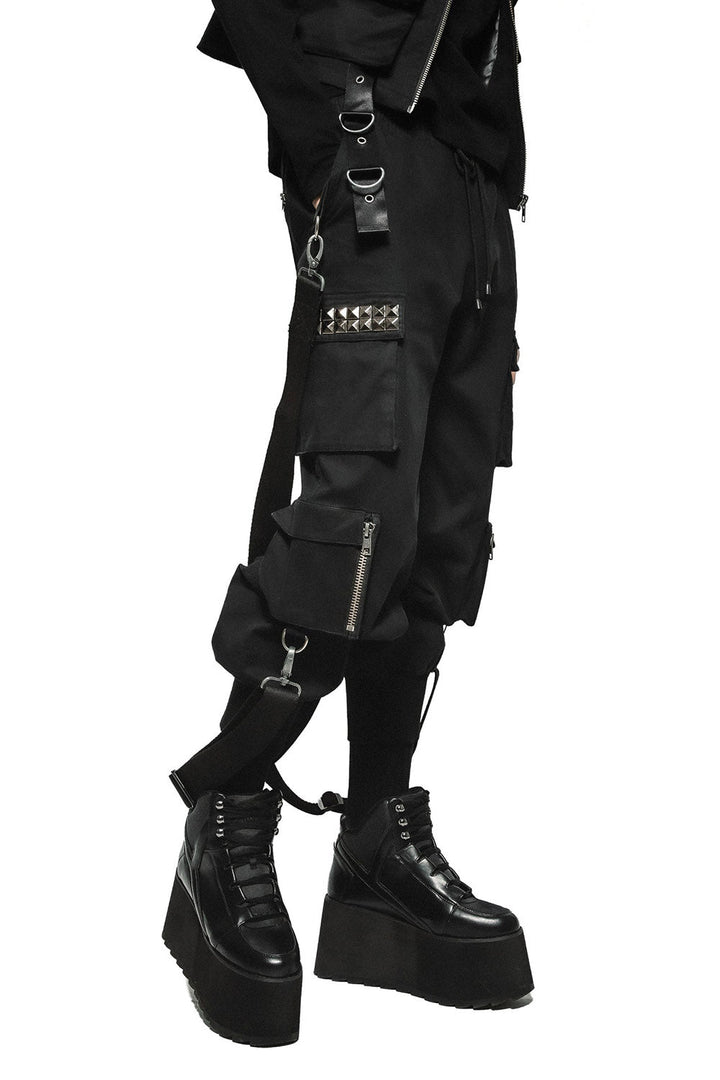 Chaos Cargo Pants [Unisex] - mens pants - VampireFreaks - Fan All Flames