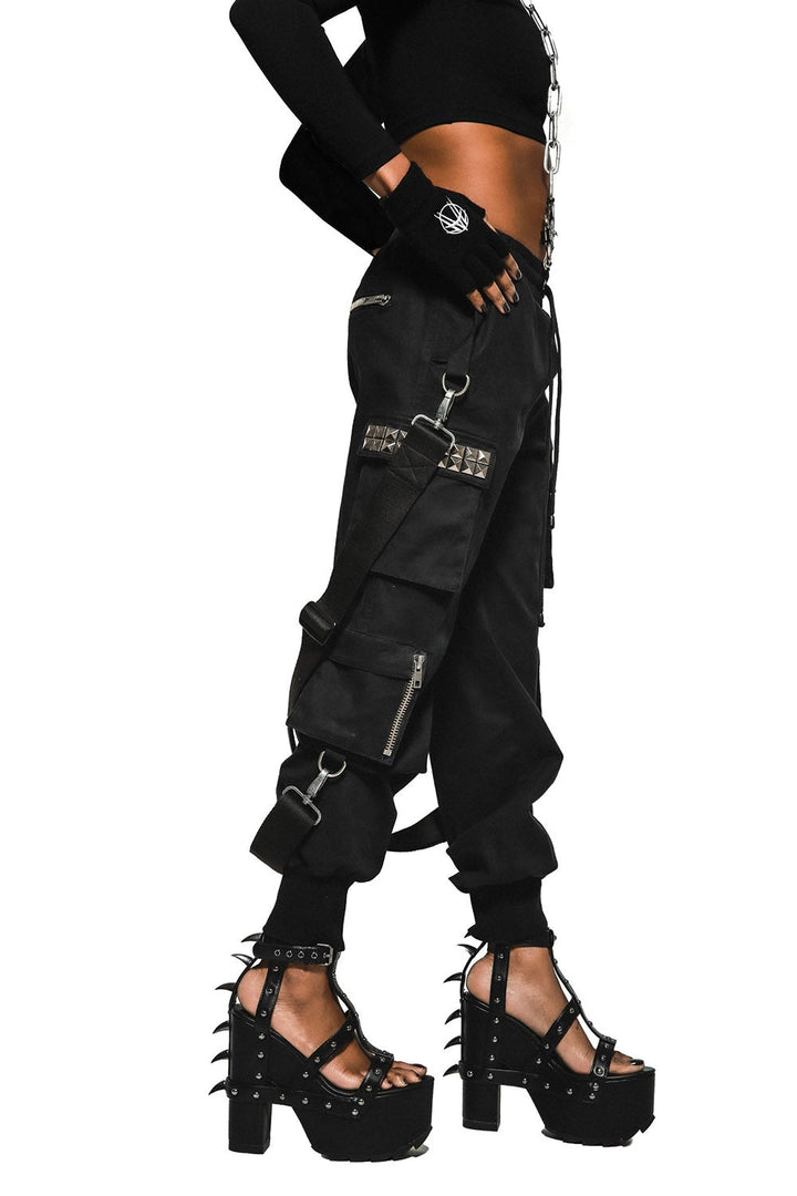 Chaos Cargo Pants [Unisex] - mens pants - VampireFreaks - Fan All Flames