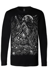 reaper ferryman of the underworld graphic long sleeve black tshirt from VampireFreaks