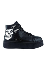 Chelsea Kreep Misfits Skull Sneakers - womens shoes - VampireFreaks - Strangecvlt