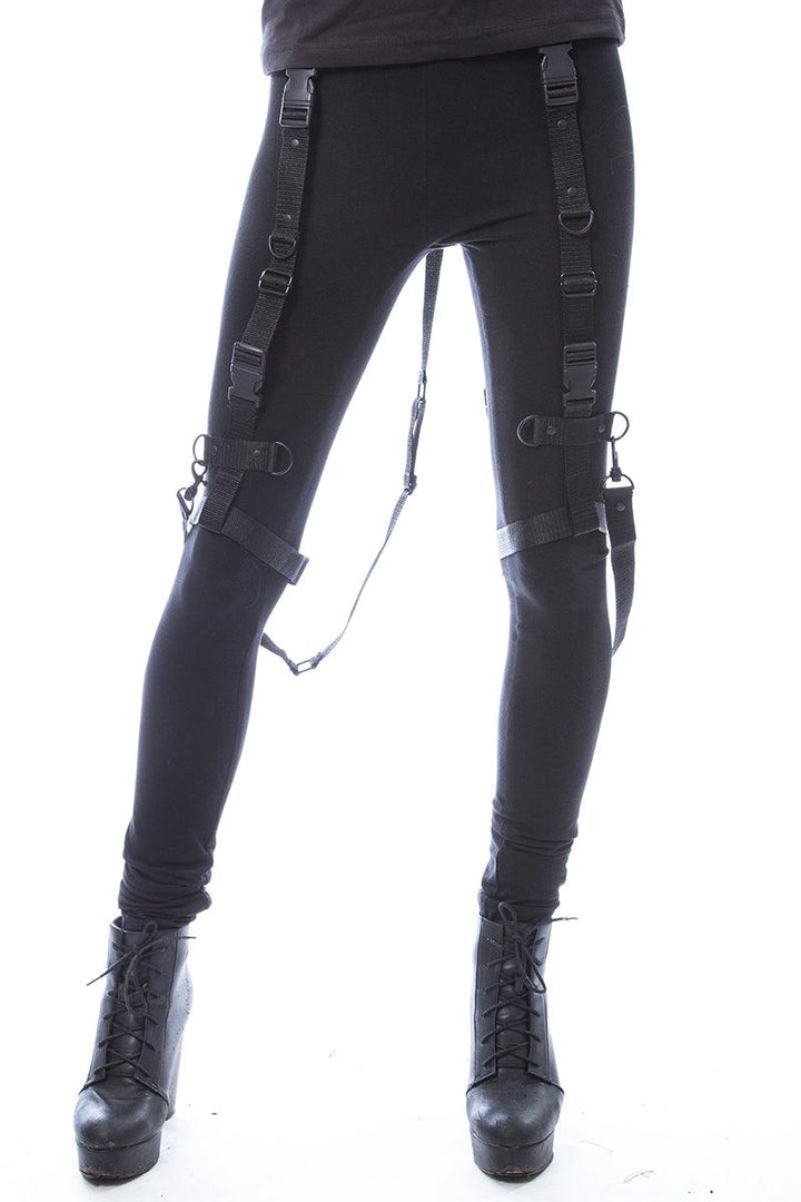 Chemical Black Nyx Leggings - womens bottoms - VampireFreaks - Poizen Industries