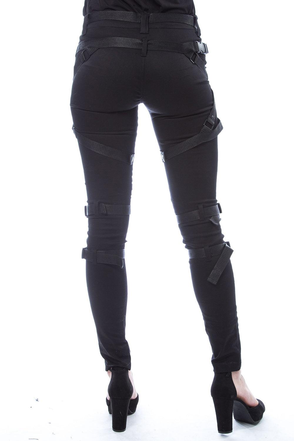 Chemical Black Spitfire Pants - womens bottoms - VampireFreaks - Poizen Industries