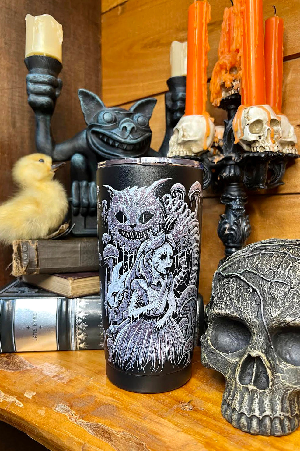 gothic alice in wonderland mug