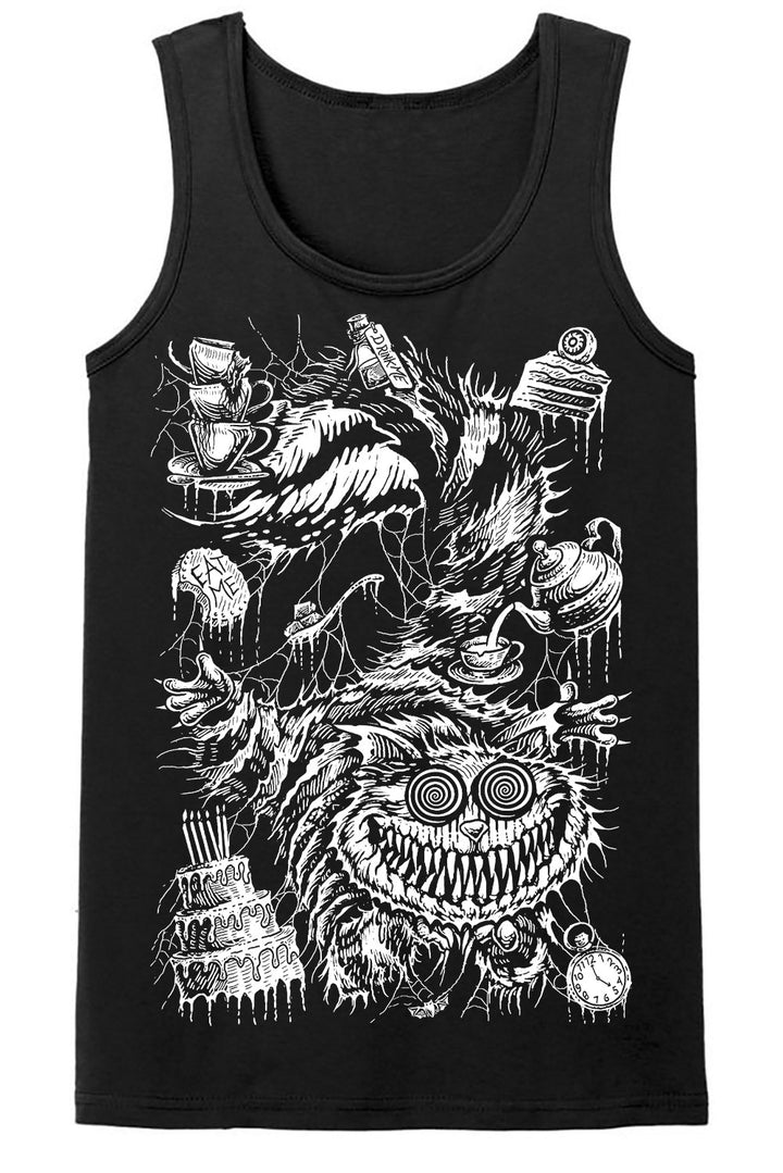 dark alice in wonderland tank top