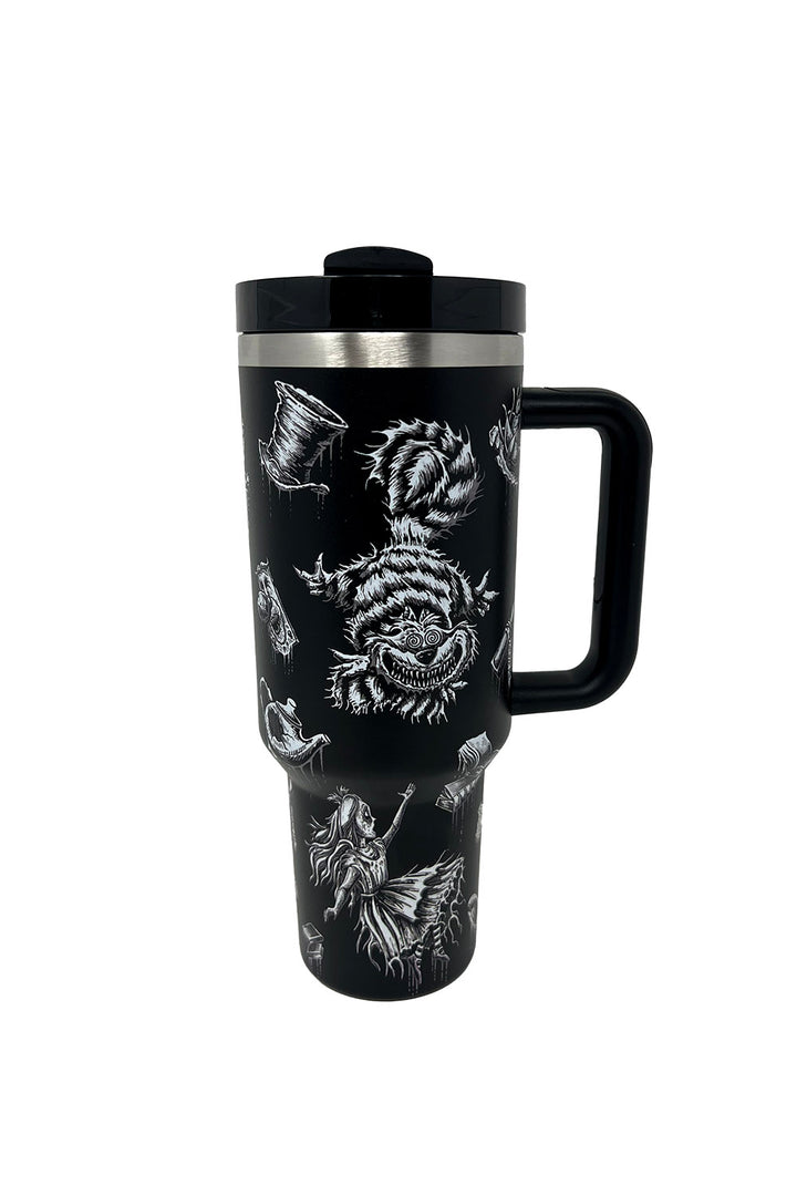 alice in wonderland stainless steel tumbler water bottle